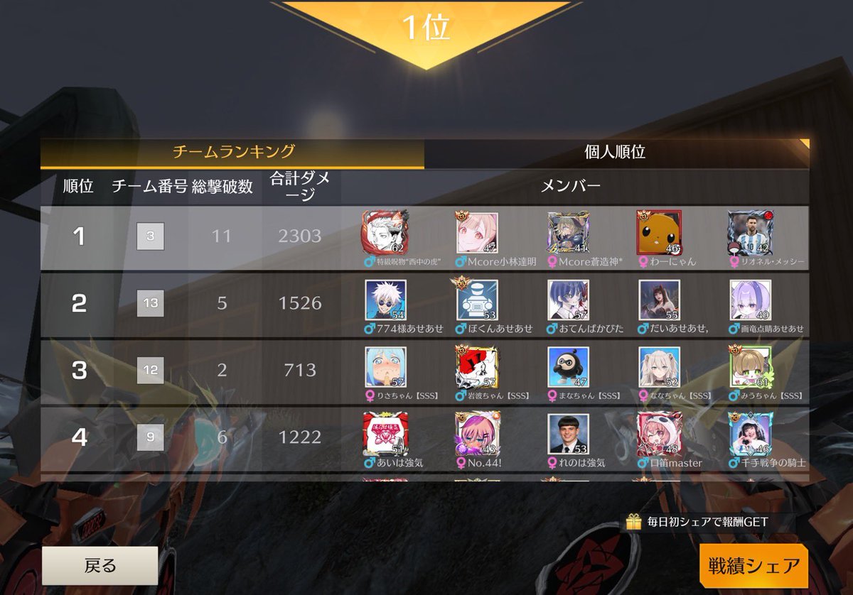 manticore_0123's tweet photo. まんちこあ☃WIN

3/16 24:00 11𝐤𝐢𝐥𝐥 KO🥇

#McoreWIN https://t.co/DaDDWBUWs5