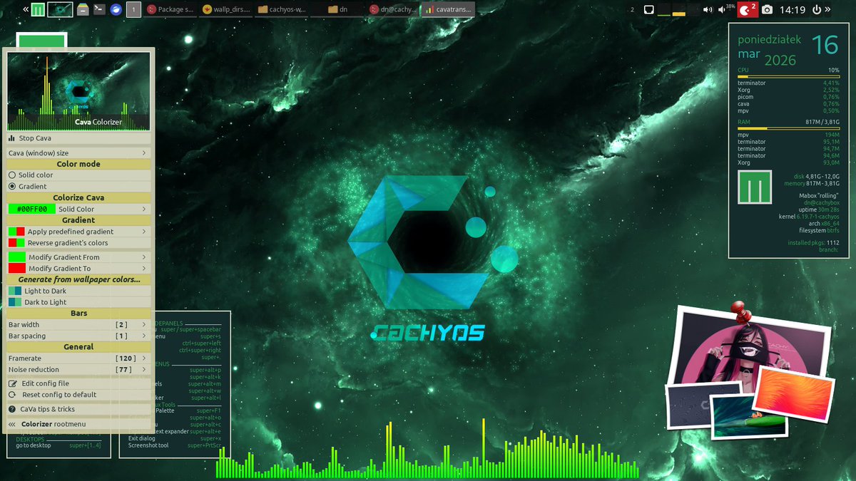 MaboxLinux's tweet photo. @EntreVideos @CachyOS What about 2 in 1? :) https://t.co/3IoHTN6USa
