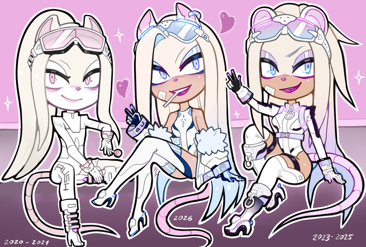 something fast I did yesterday (Rush changes) I know some people remember her changes 🩷💜🩵✨ #deletelater