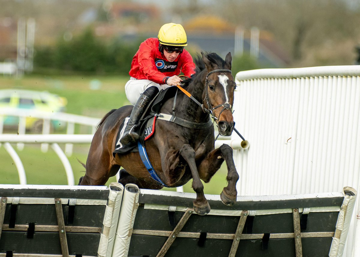 plumptonraces's tweet photo. The William Henry Robinson Novices’ Handicap Hurdle has been won by Kingston Bresil and Charlie Maggs for Lawney Hill and Mr Alan Hill https://t.co/8441P3WkOs