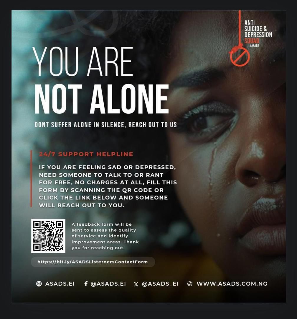 Anti-Suicide and Depression Squad tweet media