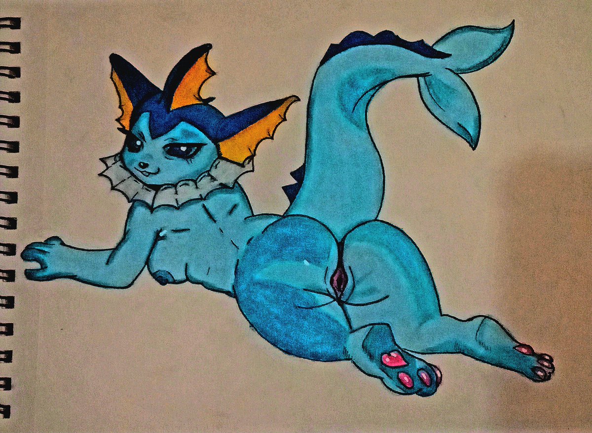 snbsit_'s tweet photo. Vaporeon 
#draw #dibujo #vaporeon #pokemon #flop #foryou #furry https://t.co/Zh7ivvUIjQ