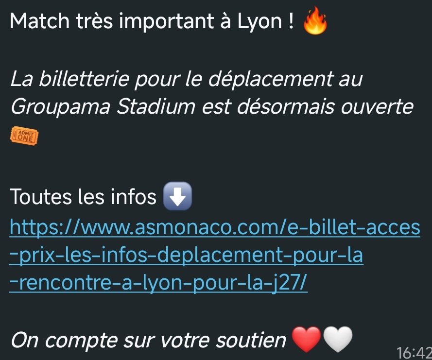 Club des Supporters de Monaco tweet media