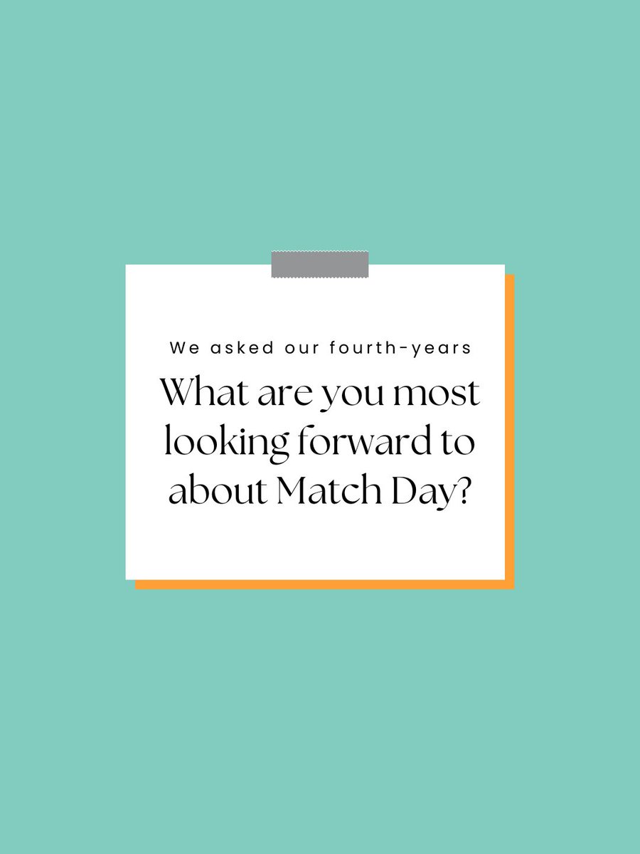 bcmhouston's tweet photo. In honor of Match Day, we asked some of our fourth-year students about their time at Baylor. See what they had to say about they're most looking forward to about Match Day. #BCMStudents #Match2026 https://t.co/oHJR0ZKCTy
