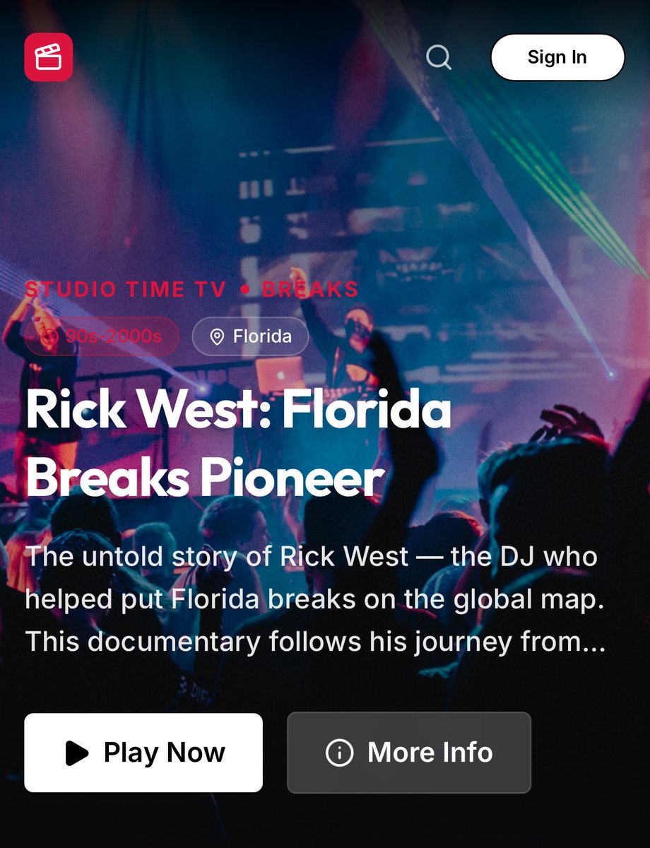studiotime's tweet photo. Working on a documentary about Rick West, one of the pioneers of Florida Breaks.

If it looks like we’re working on a lot of different projects… it’s because we are. 😄
Multimedia brand life.

More DJ history coming soon.

#FloridaBreaks #DJCulture #ElectronicMusic https://t.co/h9oDMXtVLW