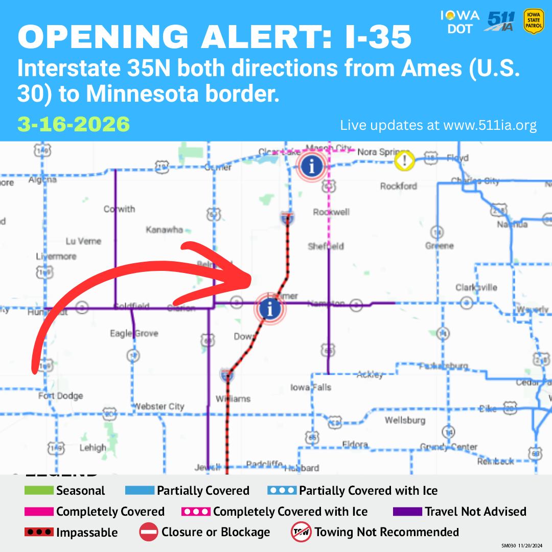 Iowa 511 tweet media