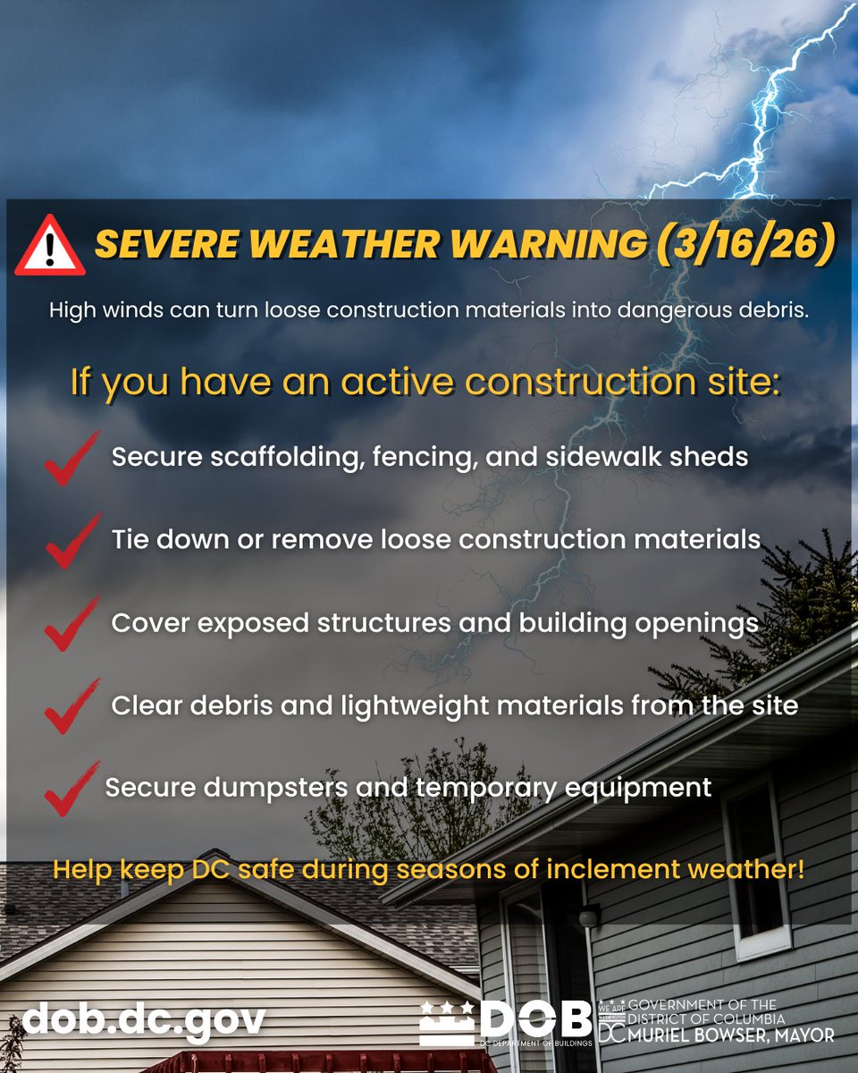 District of Columbia Department of Buildings tweet media