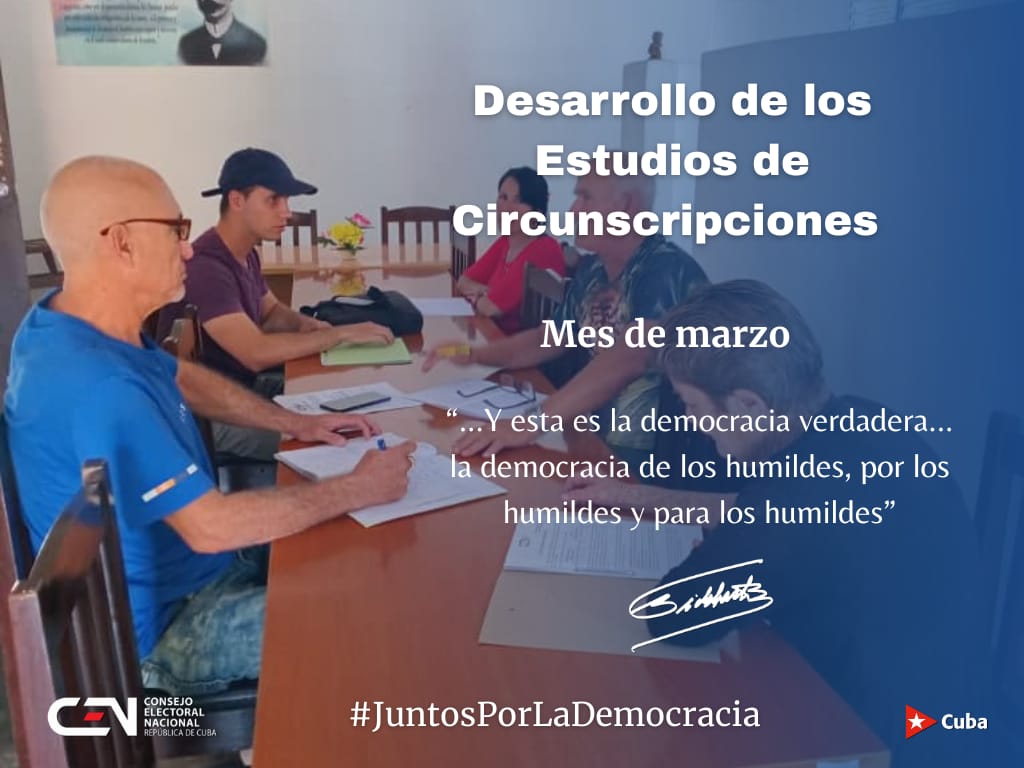 #CENCuba🇨🇺/ Desde los barrios y comunidades de todo el país, no se detiene el importante y decisivo estudio para futuros procesos electorales. 
#JuntosPorLaDemocracia