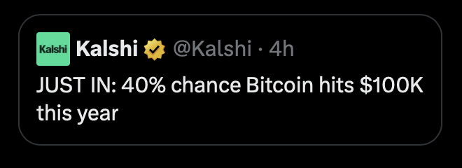 gem_insider's tweet photo. 🚨 JUST IN: Kalshi is now the new Bitcoin bottom signal. https://t.co/VYSWmmfn6I