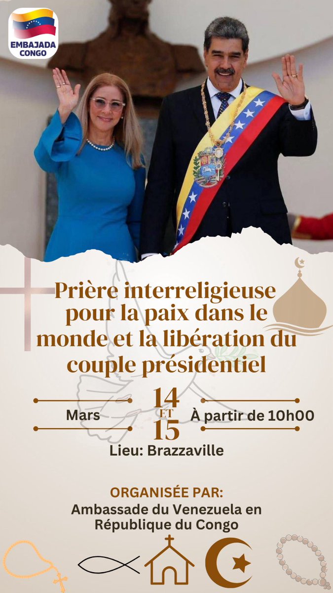 Embajada de Venezuela en Congo tweet media