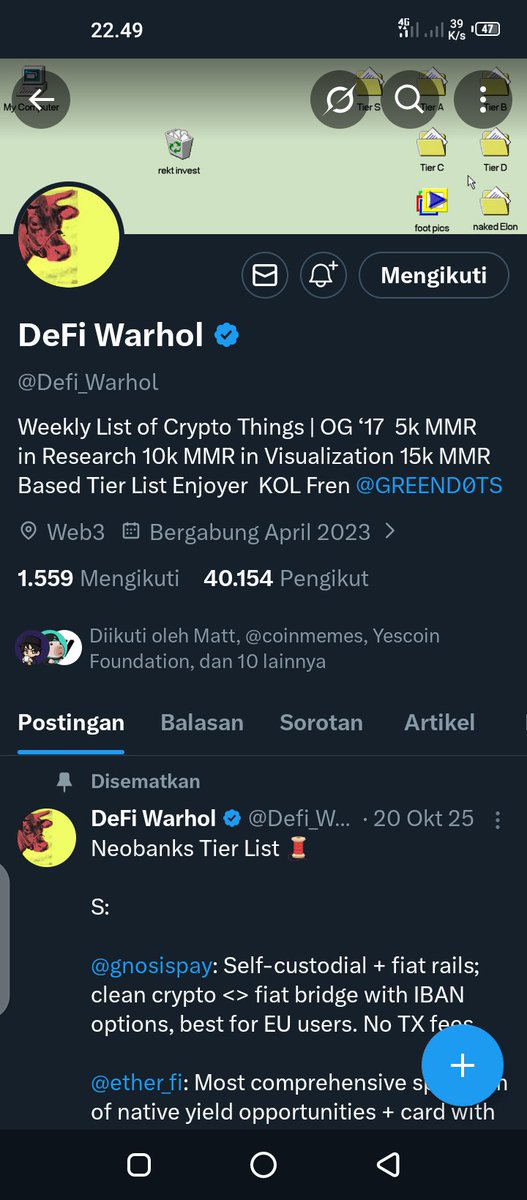 win_easy81's tweet photo. @Bulls_Crypt0 @Defi_Warhol Done https://t.co/ijYcGYRHhL