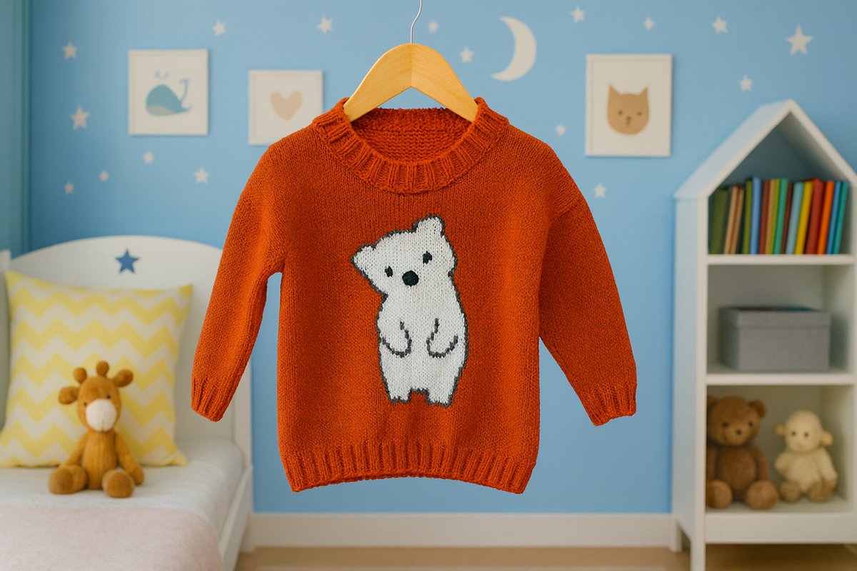 EPPatterns's tweet photo. Children's jumper with polar bear motif knitting pattern to fit from 1 to 5 years old. Straight needles and double knitting wool. Cute intarsia polar bear sweater by Elizabeth Primrose Patterns https://t.co/elAHaepJlt
#knitting #polarbearjumper #knittingpatterns #intarsia https://t.co/tnsJv2LAdc