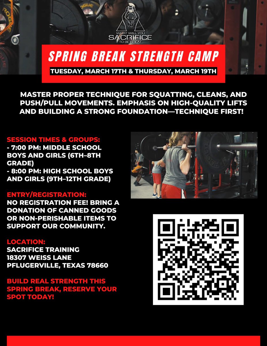 Sacrifice Training tweet media