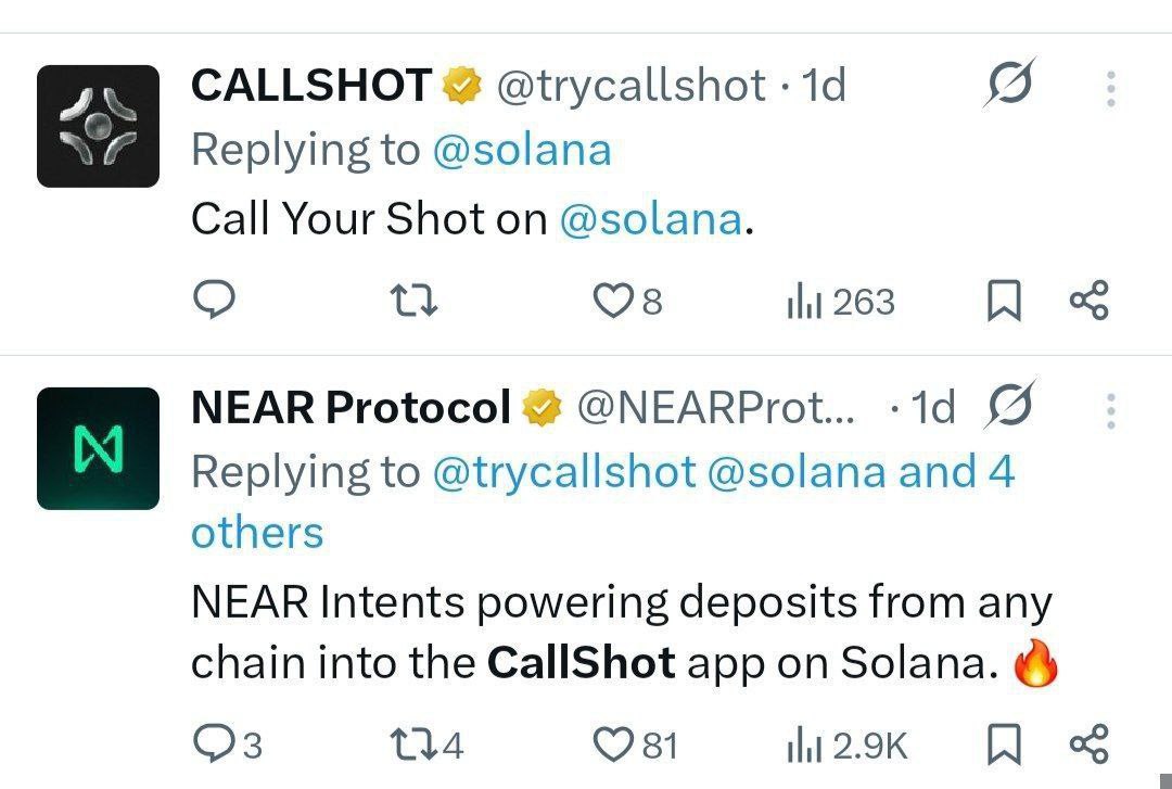 🚨BREAKING New Free CallShot WaitList Airdrop Live 🪂😱

💰Cost : $0 (Free)
⌚Time : 1 Minutes
🏦Backers Include : <a href="/solana/">Solana</a> <a href="/NEARMobile_app/">NEAR Mobile | Privacy DEX & Wallet</a> 

✅ How To Work Step-by-Step Guide 👇
1️⃣ Link : callshot.com/?ref=E2BC8373
2️⃣ Open the registration link
3️⃣ Enter Email &amp; Verify 
4️⃣ Scratch