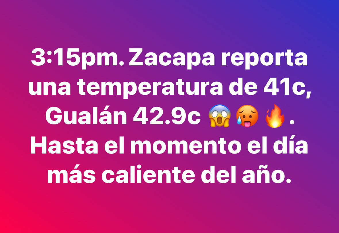 Clima Guatemala tweet media