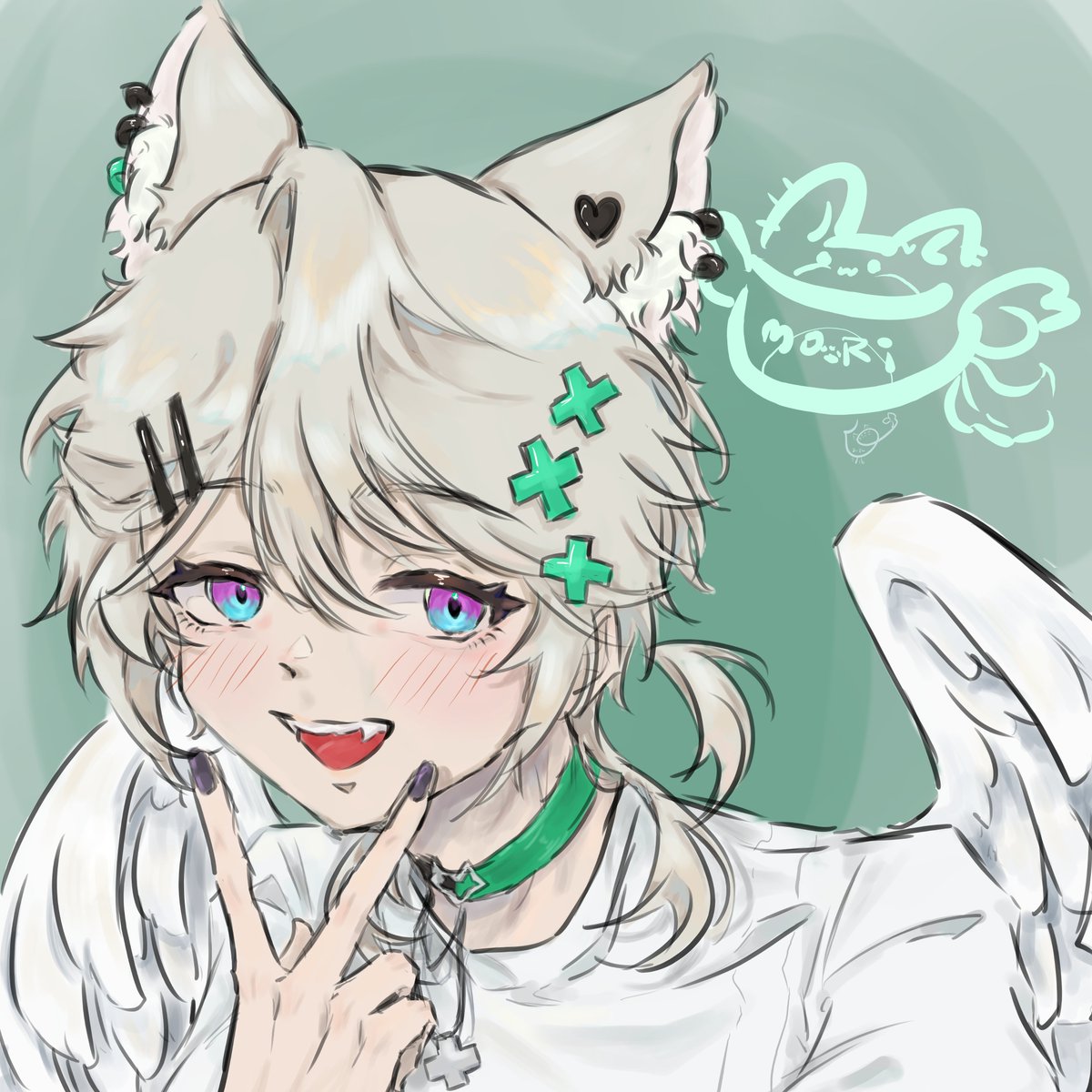 鹹魚貓貓 tweet media