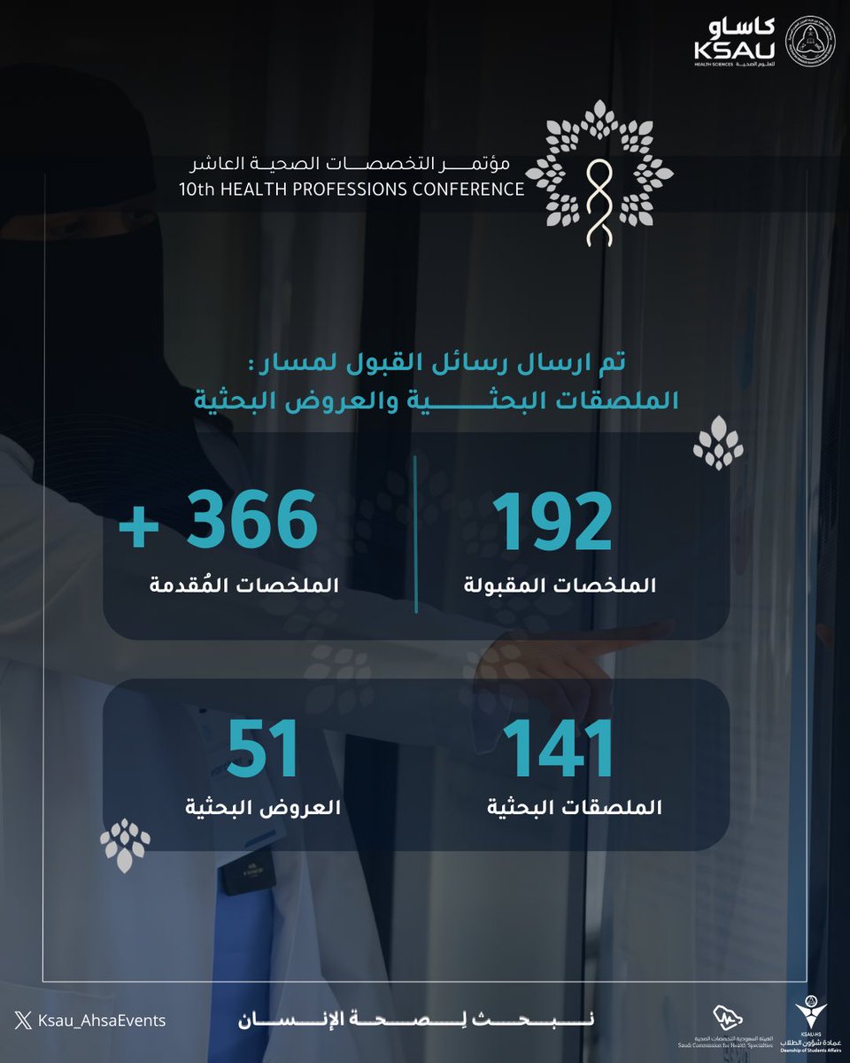 مؤتمر التخصصات الصحية | الأحساء tweet media