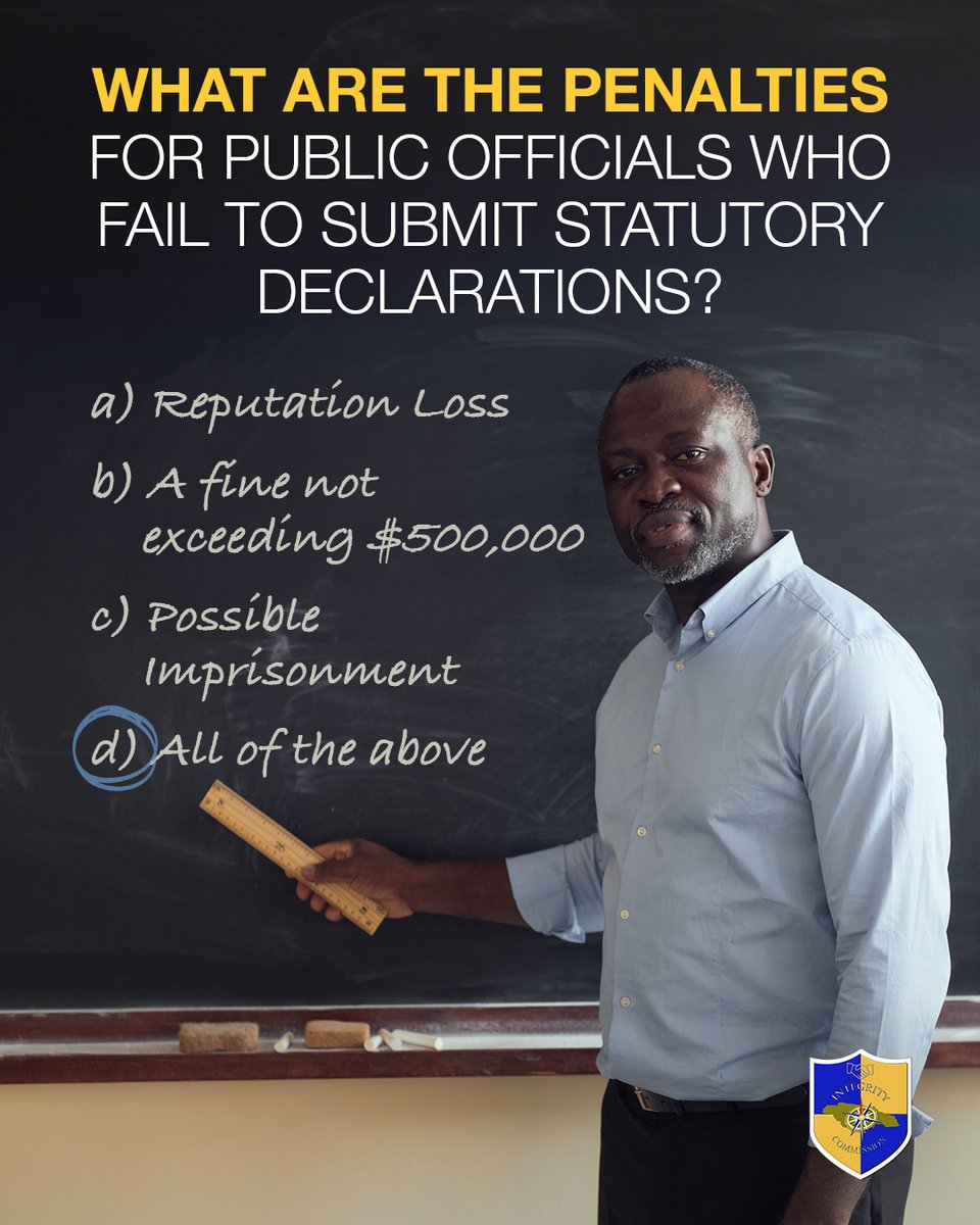 Integrity Commission of Jamaica tweet media