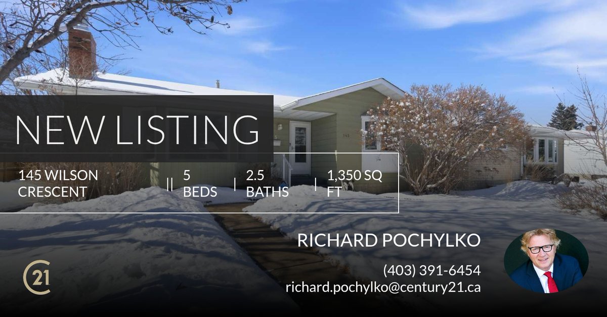 C21realtyguy's tweet photo. 📍 New Listing 📍 Take a look at this fantastic new property that just hit the market located at 145 Wilson Crescent in Red Deer. Reach out here or at (403) 391-6454 for more information

"The Straight Goods" https://t.co/W0eVgKEB2T https://t.co/j5isVyN96I