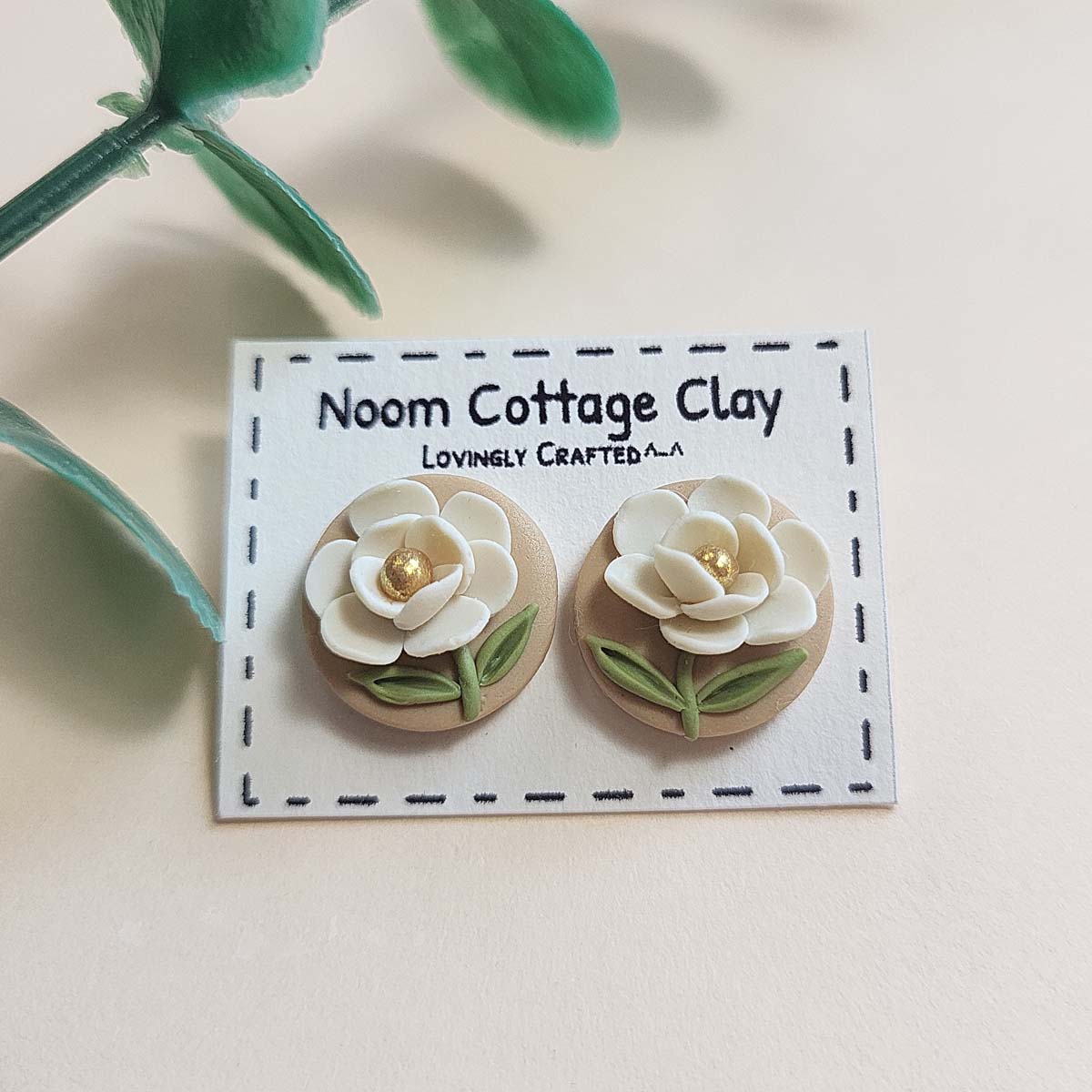 NoomCottageClay's tweet photo. My 9 new pairs of flower &amp; fruit polymer clay stud earrings I made. https://t.co/IuQLIIppYQ