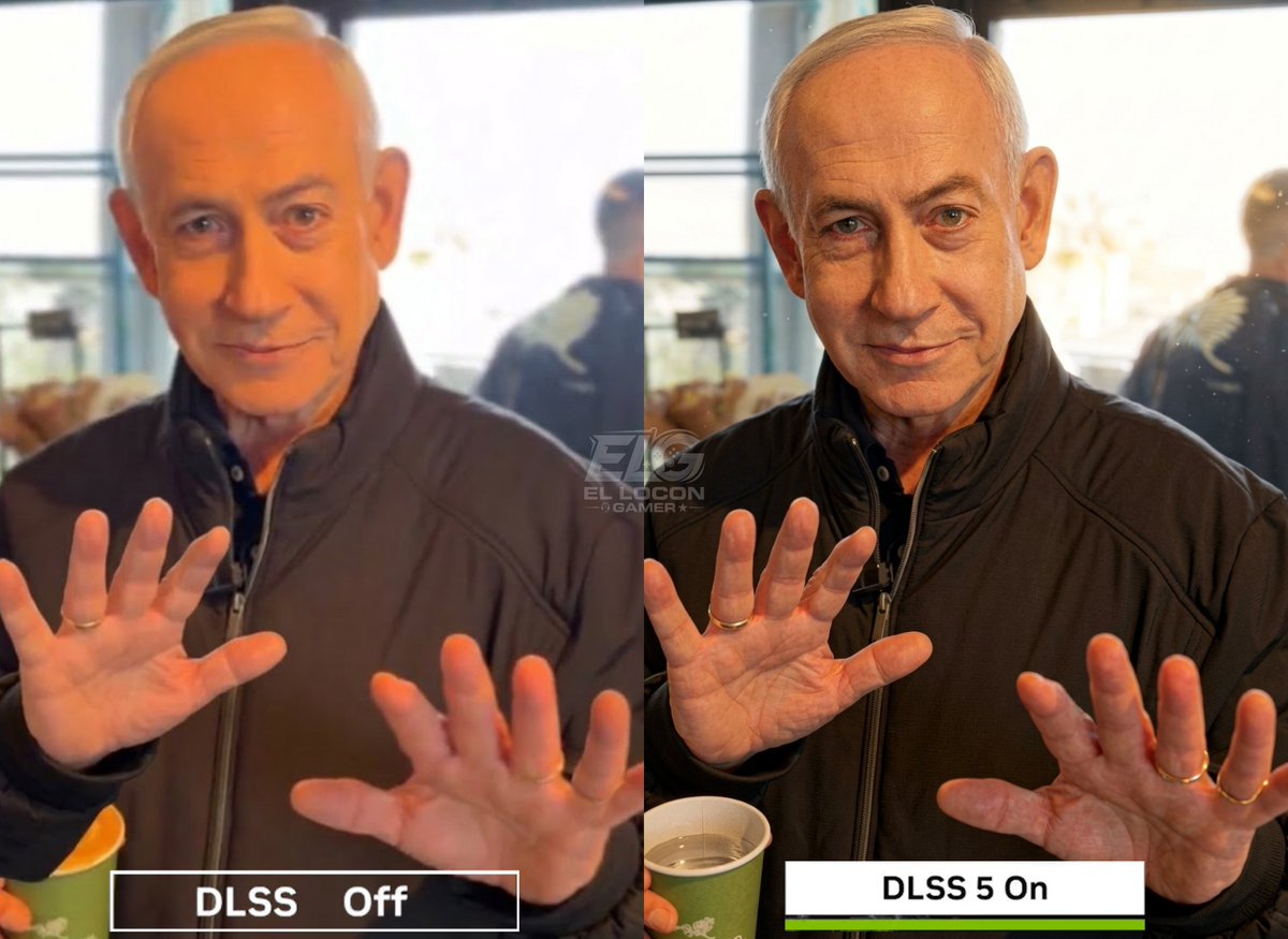 NVIDIA DLSS 5: Benjamín Netanyahu