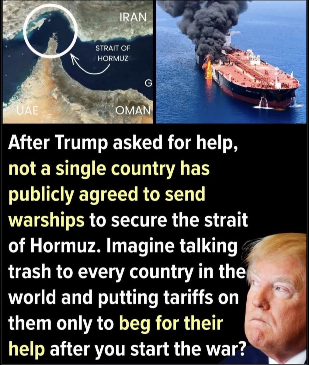 now_justice's tweet image. He wanted out of nATO then formed a fake peace group. Started a war and bad mouthed/tariffed allies. Now finds out his bully thug concept of war doesnt work. He’s whining to get others to clean up his mess.
What you would expect from a bully tyrant child-raper!
#ReleaseTheFiles