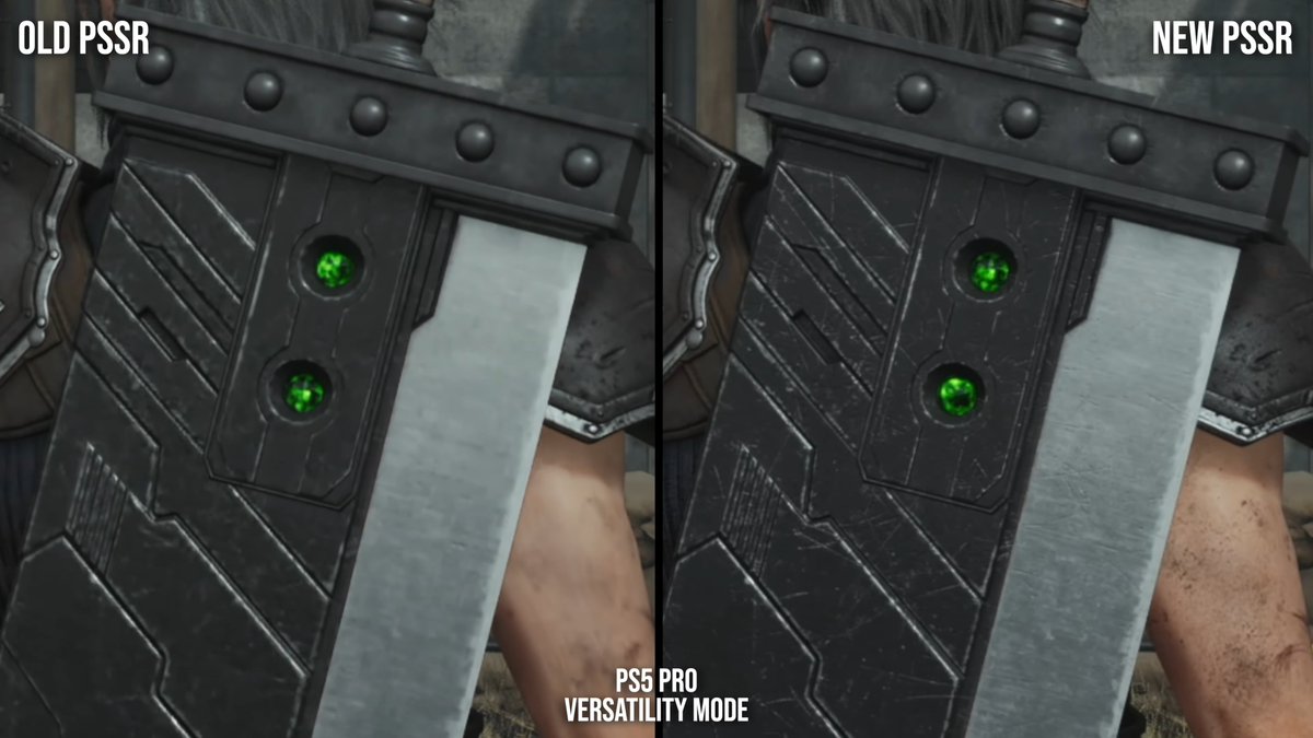 gamenohanashi's tweet image. 「PSSR2はほぼそれだけでPS5 Proの存在意義を正当化する」——Digital FoundryのMackenzie氏が4タイトル横断テスト後に評価。

『サイレントヒル f』『FF7 リバース』『ドラゴンエイジ：ヴェイルの守護者』『モンスターハンターワイルズ』すべてで内部解像度はPSSR1と同水準のまま画質が改善。