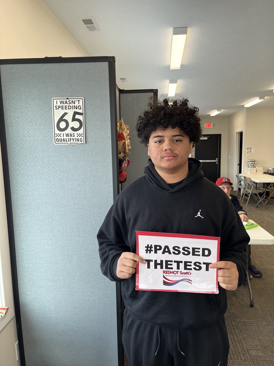 Congratulations, Jacob!!!🎉🚗