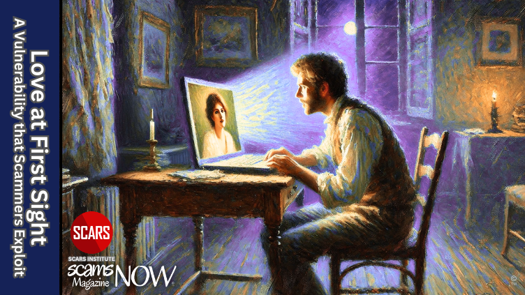 RomanceScamsNow's tweet image. Love at First Sight – a Unique Vulnerability that Scammers Exploit

Pattern Recognition and the Vulnerability of Scam Victims – When Instant Connection Feels Like Destiny

scamsnow.com/love-at-first-…

#SCARSinstitute #SCARS #SCARSeducation #SCARScommunity #RomanceScams