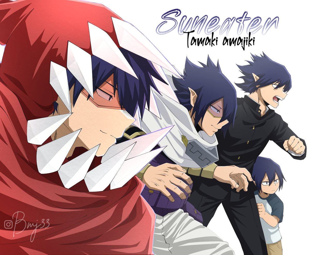 Dibujito que debí haber subido en su mero cumpleaños pero que no alcancé a terminar hasta ahora AJKHJAHJ 🐙

#tamakiamajiki #天喰環生誕祭 🎂#BNHA