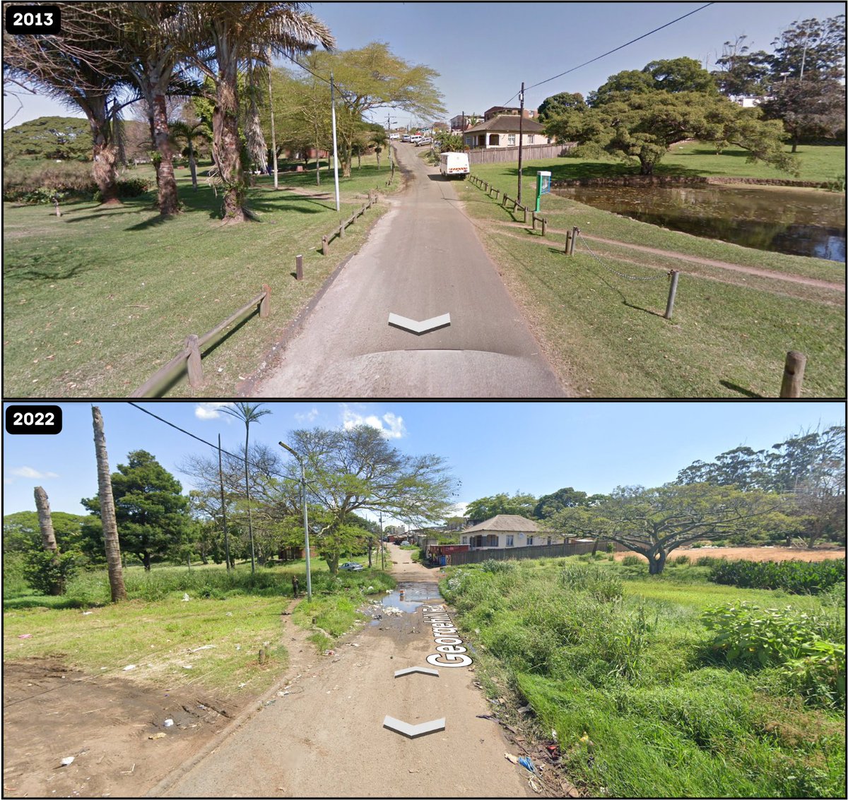 Durban Before/After tweet media