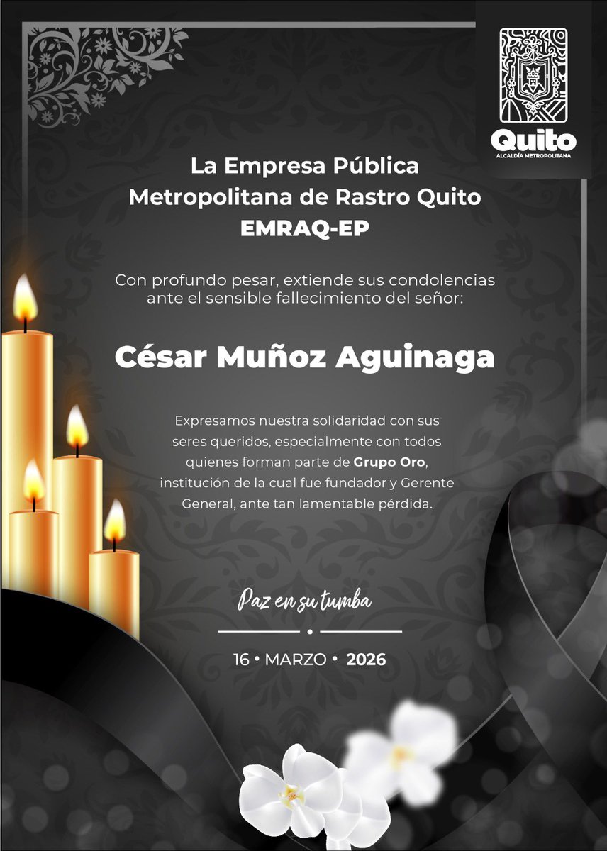 Empresa Metropolitana de Rastro Quito tweet media