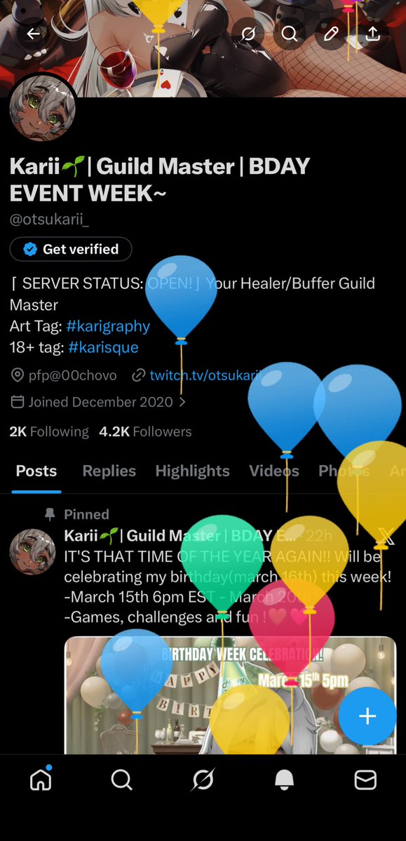 Karii🌱| Guild Master | BDAY EVENT WEEK~ tweet media