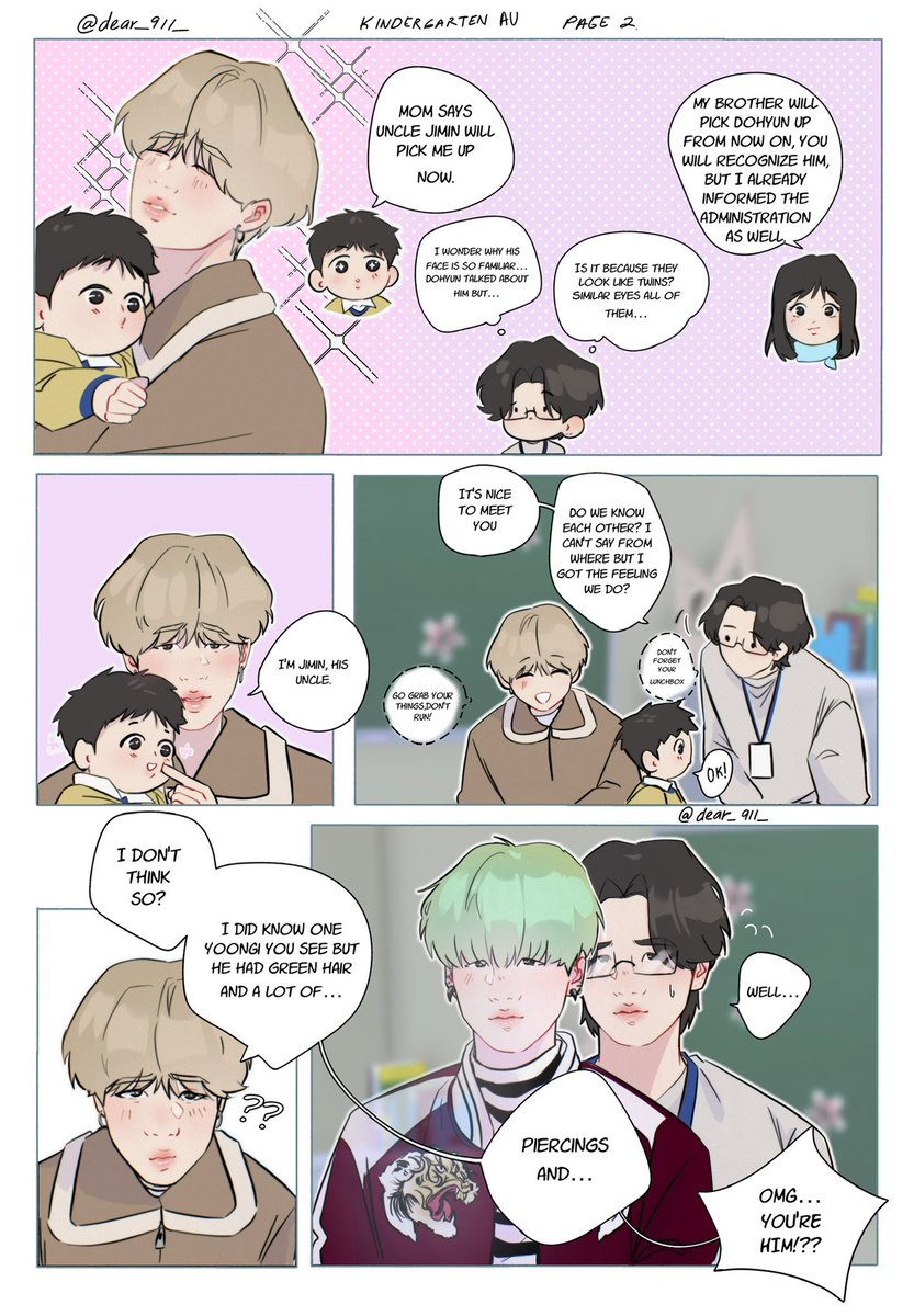 Yoonmin kindergarten AU page 2 🍎