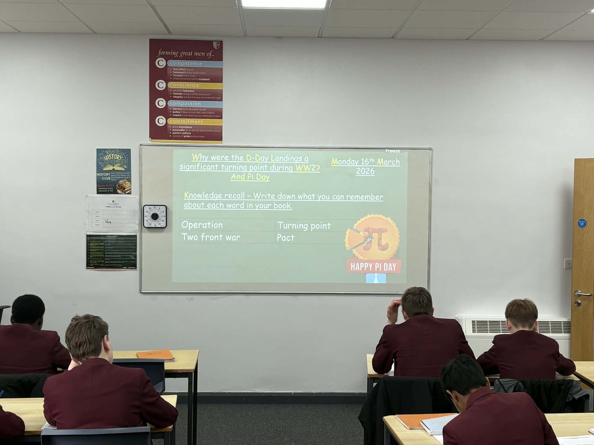 History at St Cuthbert's High School tweet media