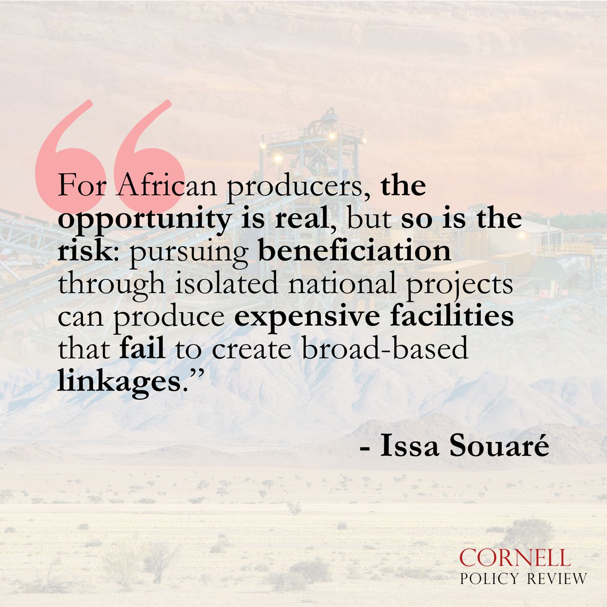 Cornell Policy Review tweet media