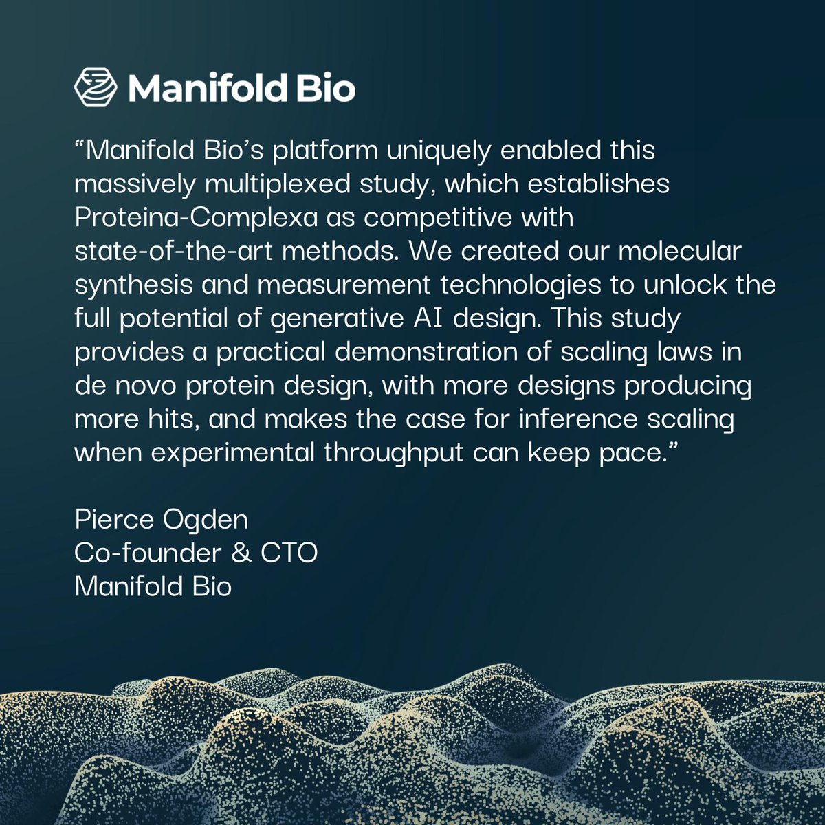 Manifold Bio tweet media