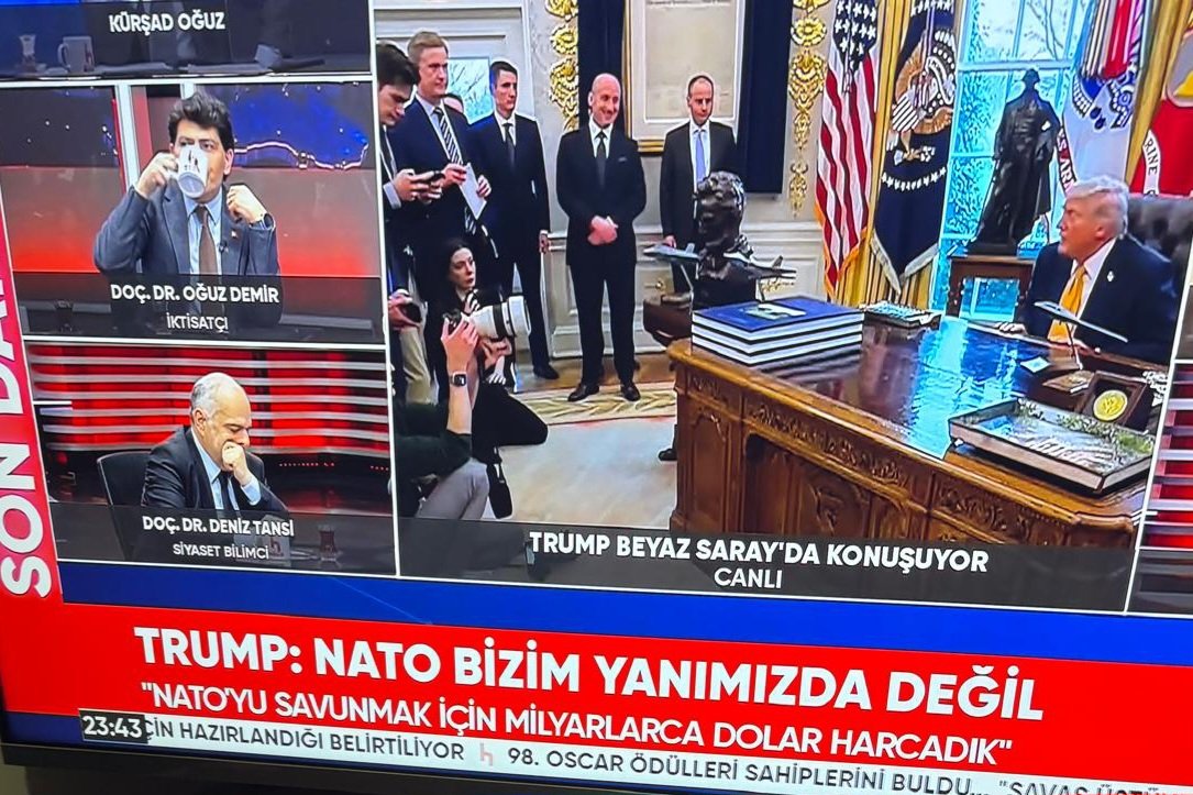 Bu NATO 
NATO kafa, NATO mermer
Anlamazki kafana göre takıl Trump...😏