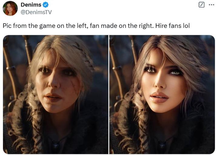 shiroe101's tweet photo. @SrGarrus Es literalmente el "hire gamers, not activist" jajaja para mí se ve horrible https://t.co/W6DxhTBjYU