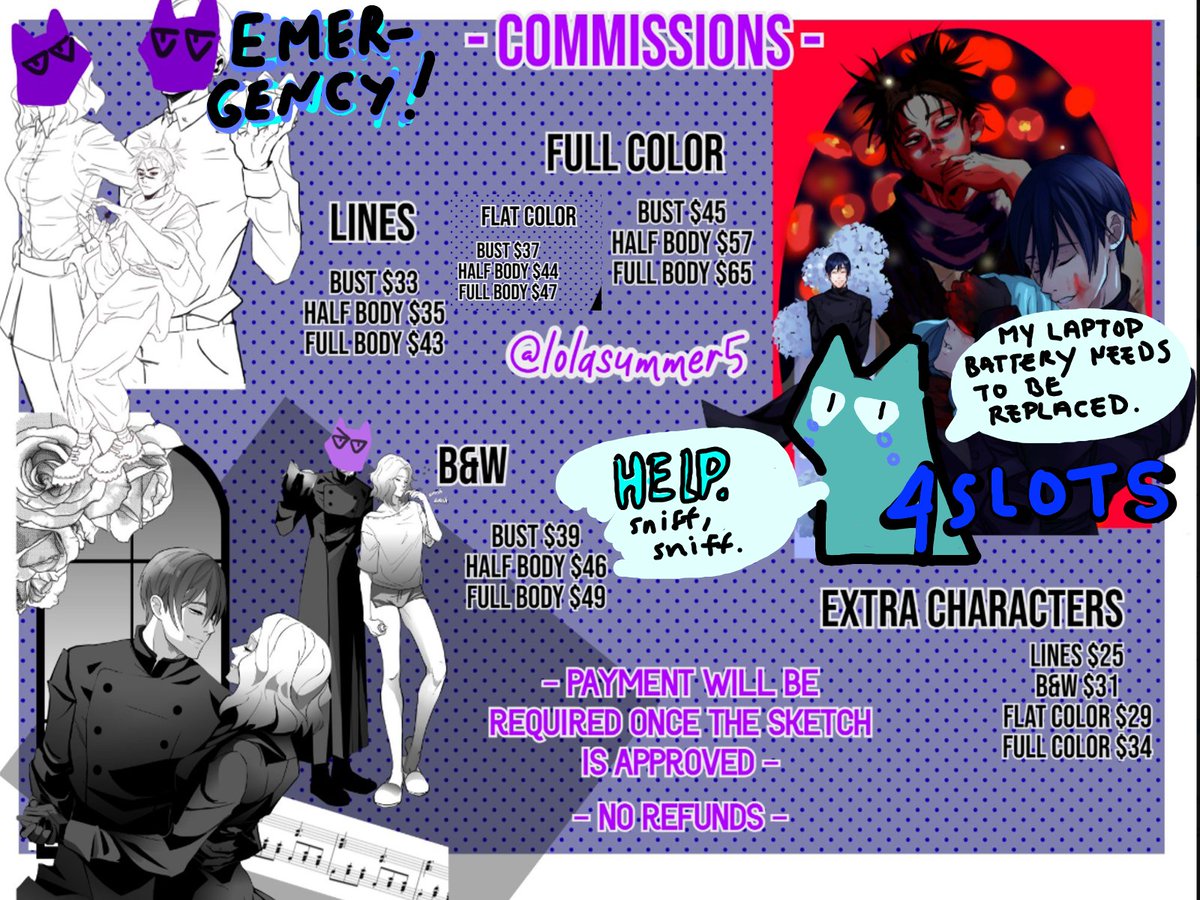 lola summer ☕️✨️🦑commissions OPEN 3SLOTS tweet media