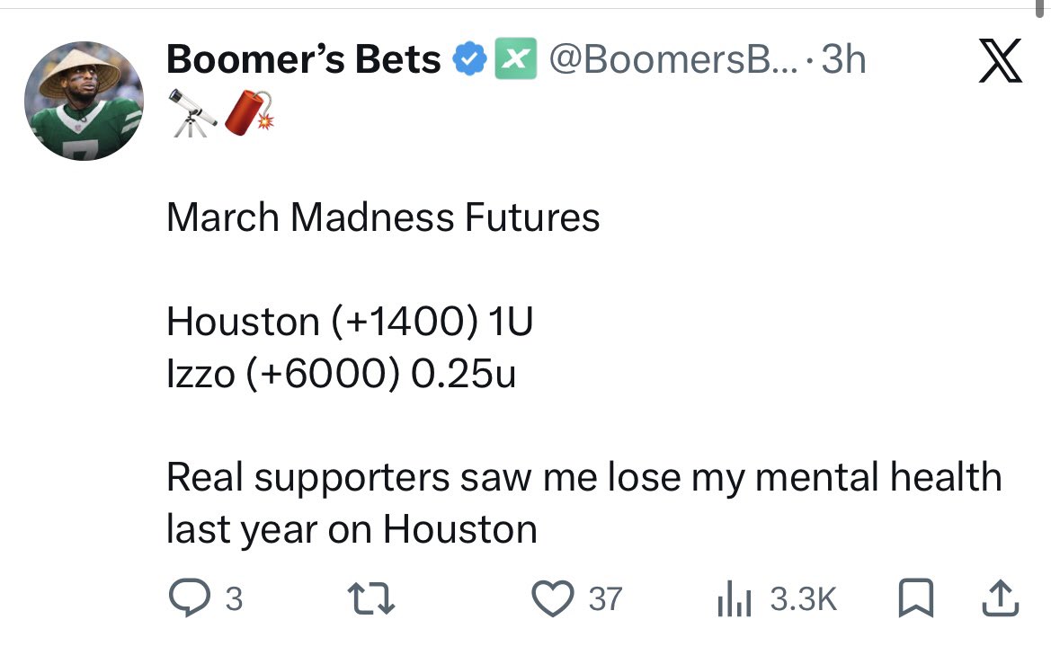 BillyBagEms's tweet photo. 🚨 Houston already dead 🪦 TWO major fades already on them. 🥀
#RipHouston https://t.co/E0ayd7Wzti