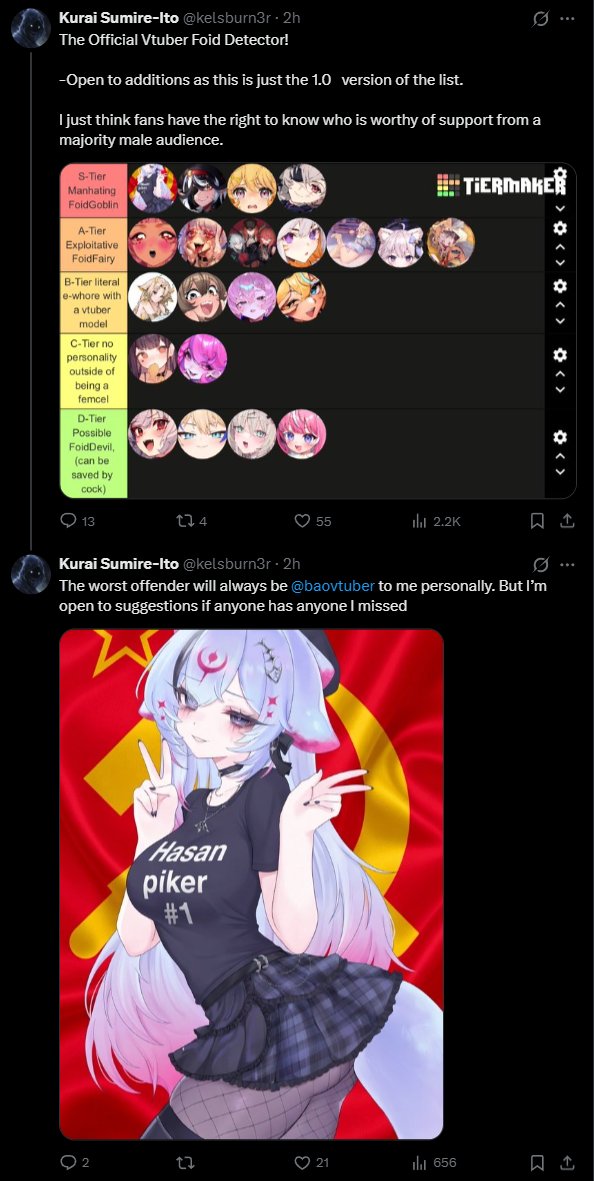 Kuri Rinji's VTuber & Fan Cringe/Drama🌰 tweet media