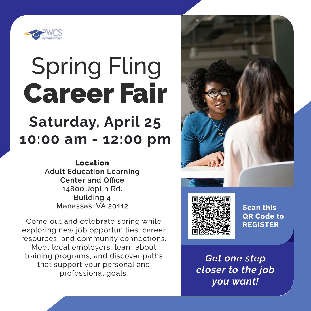 Adult Education, Prince William County Schools tweet media