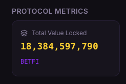 🚀 BetFi Protocol Update

18.3 BILLION $BETFI staked on betfi.poker

Out of a 70B total supply.

Users are staking $BETFI to earn $ADA rewards from:
 ⚡ #Bitcoin mining
 ♠️ Poker table rake
Real protocol revenue → paid to stakers.
#Cardano #BETFI