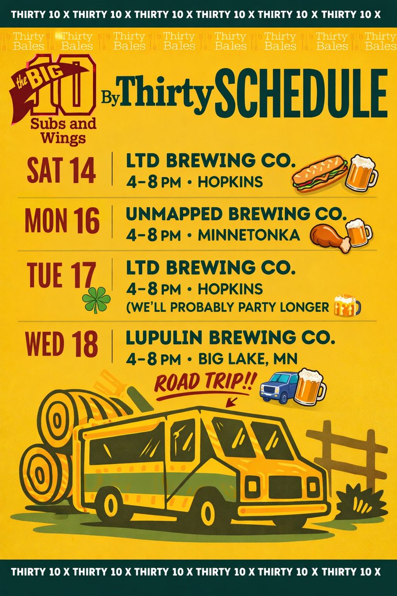 Thirty Bales - Hopkins, MN tweet media