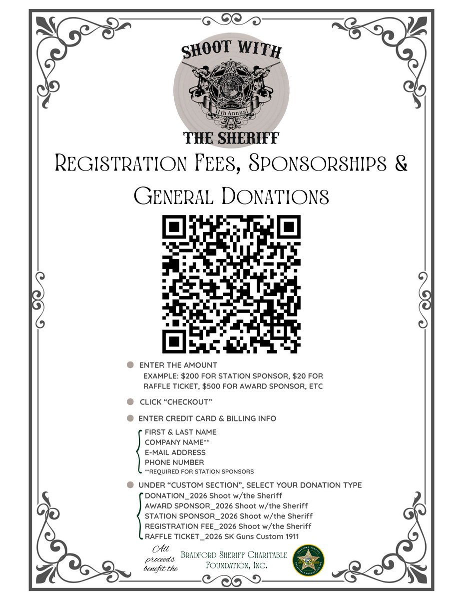 *UPDATE*   The 11th Annual Shoot with the Sheriff Charity Event ocv.im/QQuqJBE