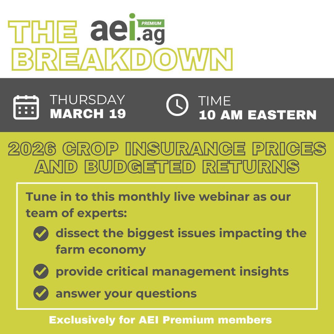 Agricultural Economic Insights tweet media