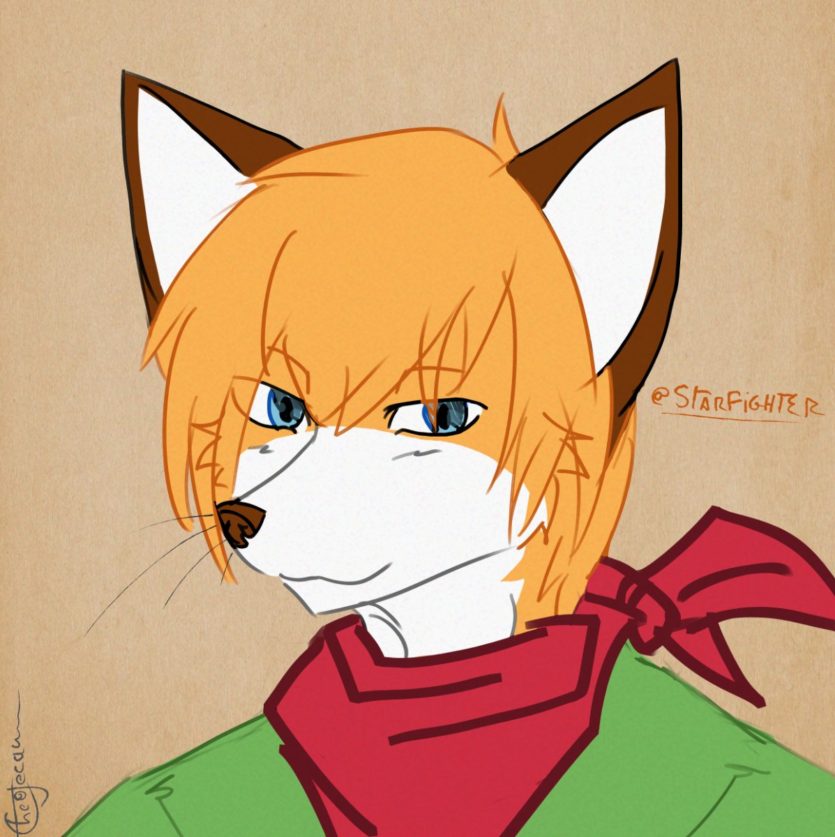 Here's Starfighter !

A good artist and a better friend