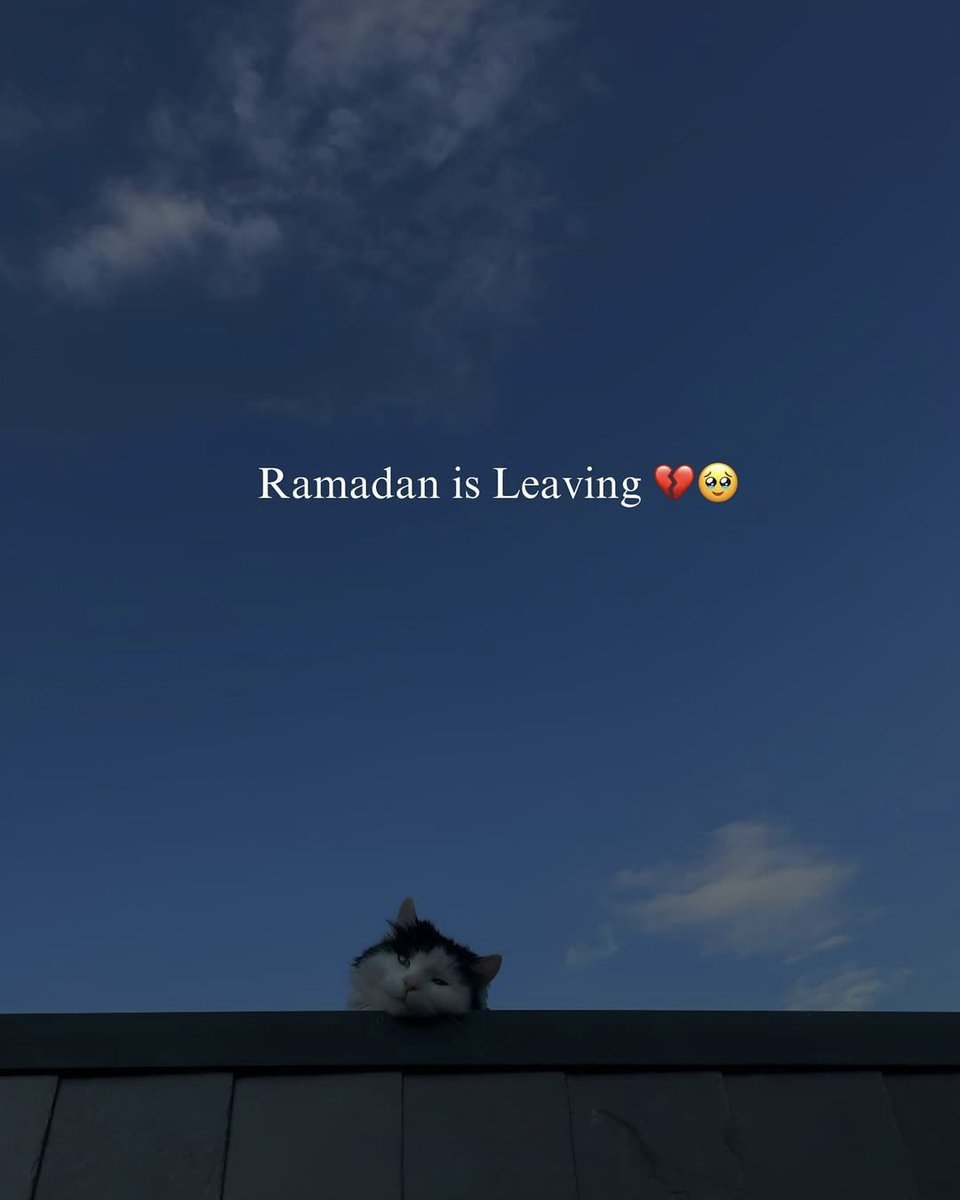 Ramadan is almost leaving but I pray the peace it brought stays in our heart forever. 💔😥