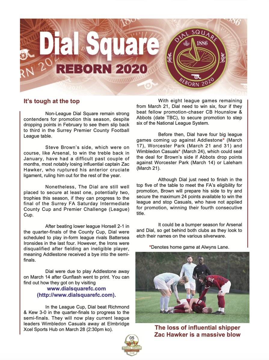 Dial Square F.C. tweet media